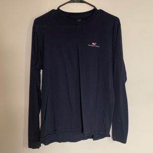 Navy vineyard vines shirt